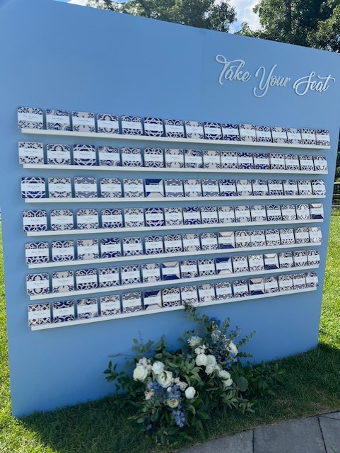 Wedding table seatting