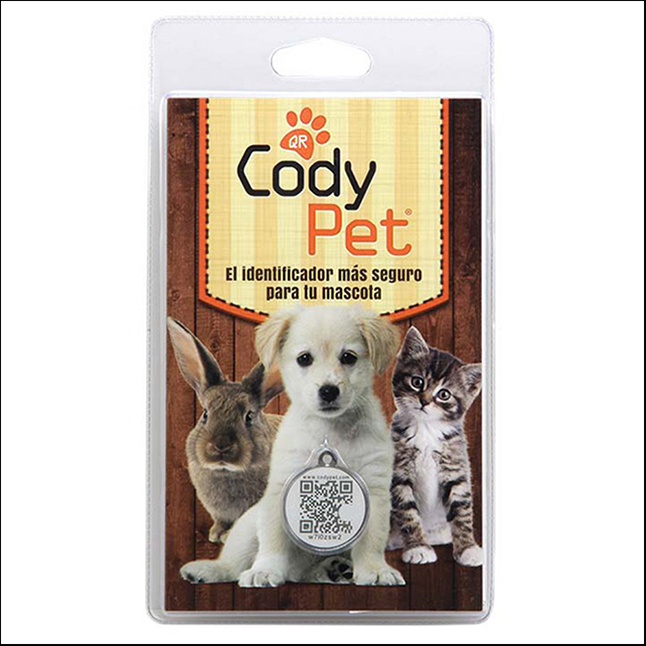 Codypet - Chapa de identificação