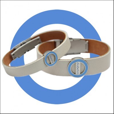 Pulseira Codylife Couro - Diabetes