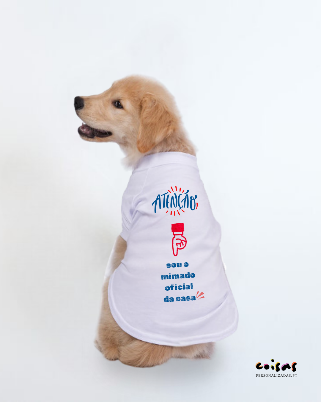 T-Shirt Personalizada para Cão | Mimado oficial