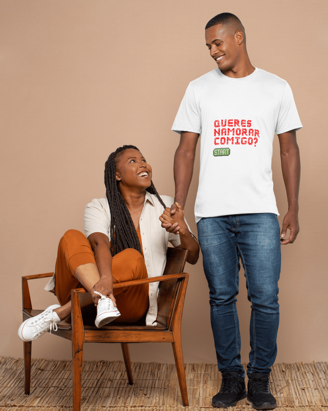 T-Shirt personalizada para pedido de namoro