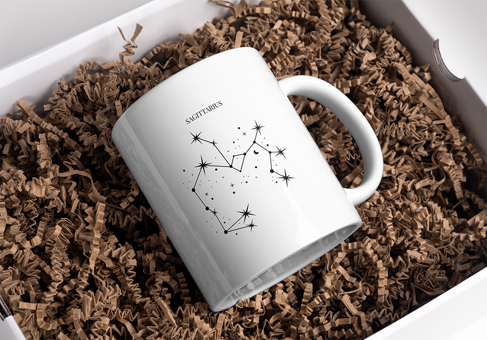 Caneca Constelações do Zodíaco | Presente de Aniversário ou Natal