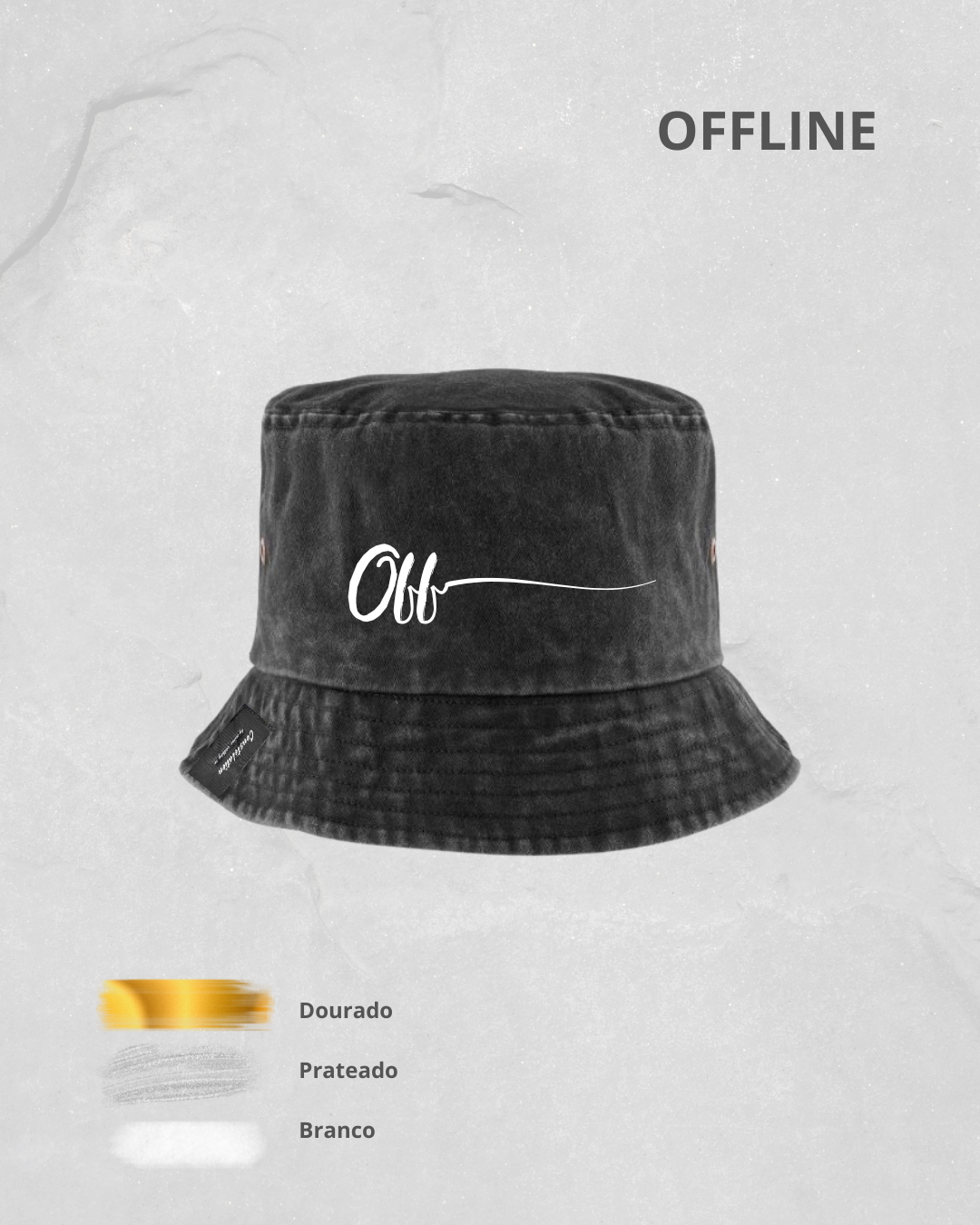 Chap&#x00E9;u&#x20;Offline&#x20;&#x7C;&#x20;Preto,&#x20;Bege,&#x20;Azul&#x20;e&#x20;Verde&#x20;Ganga