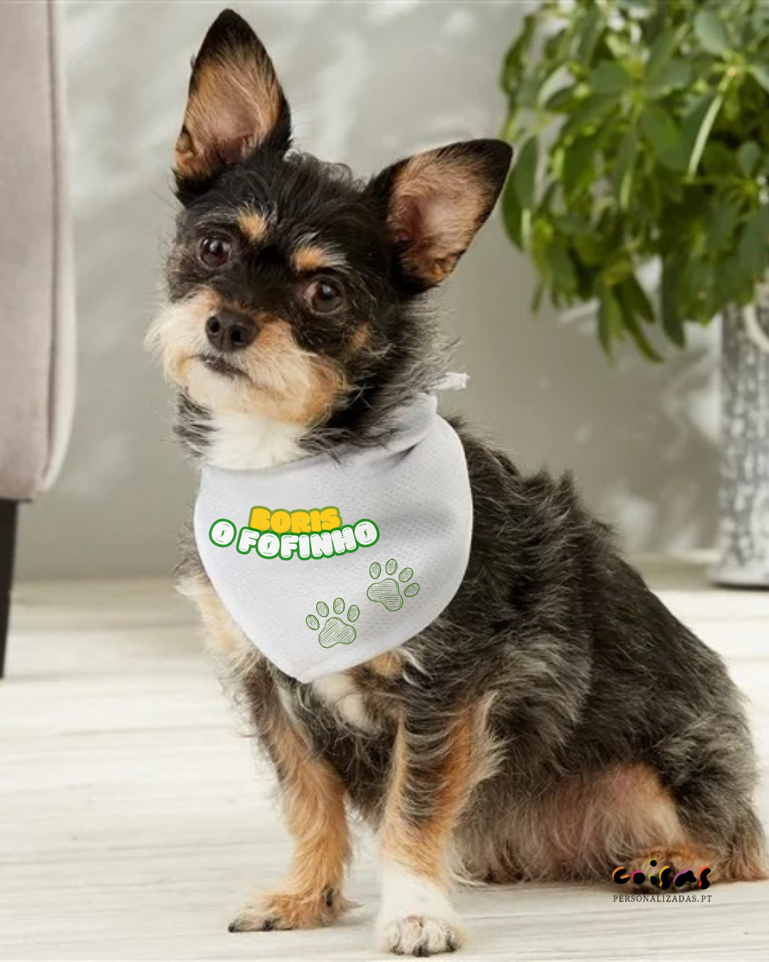 Bandana-Coleira&#x20;Personalizada&#x20;para&#x20;C&#x00E3;o&#x20;&#x7C;&#x20;Design&#x20;Divertido&#x20;com&#x20;Nome&#x20;Estampado