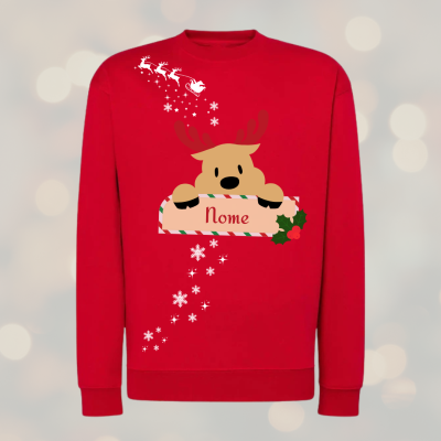 Camisola&#x20;de&#x20;Natal&#x20;para&#x20;Mulher&#x20;Personalizada&#x20;com&#x20;Nome&#x20;&#x2013;&#x20;Vermelha&#x20;ou&#x20;Verde