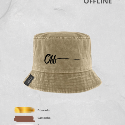 Chap&#x00E9;u&#x20;Offline&#x20;&#x7C;&#x20;Preto,&#x20;Bege,&#x20;Azul&#x20;e&#x20;Verde&#x20;Ganga