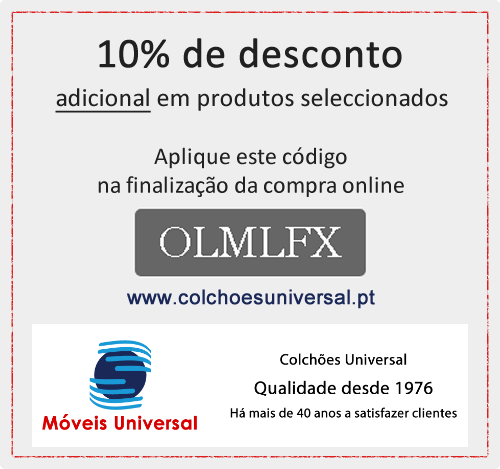 Desconto online adicional de 10% com cupão OLMLFX