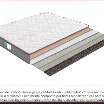 COLCHÃO MOLAFLEX ESSENTIAL FIRM
