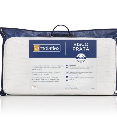 ALMOFADA MOLAFLEX VISCO PRATA