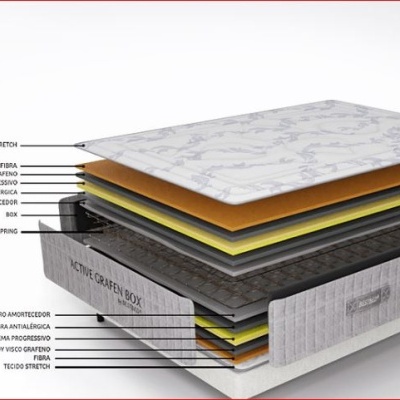 COLCHÃO BESTBED ACTIVE GRAFEN BOX