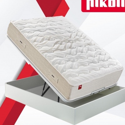 Pack sommier + colchão em madeira Pikolin