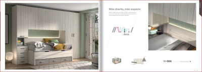 Compacto bicama c/gavetas