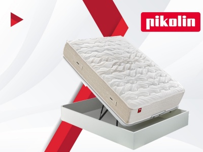 Pack sommier + colchão em madeira Pikolin