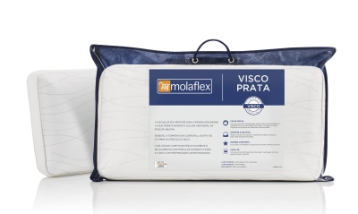ALMOFADA MOLAFLEX VISCO PRATA