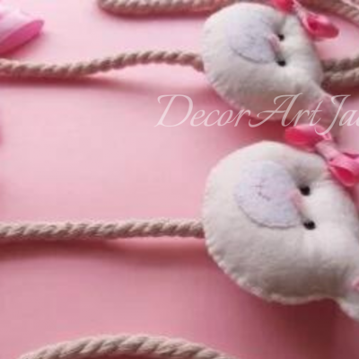 Prendedor de cortina Ursinha Lola