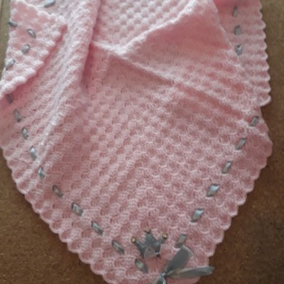 Manta de bebé + porta chuchas