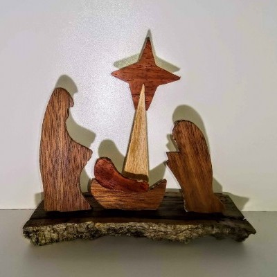 Presépio em madeira
