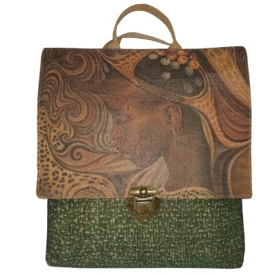 Mochila Hera em cortiça para notebook