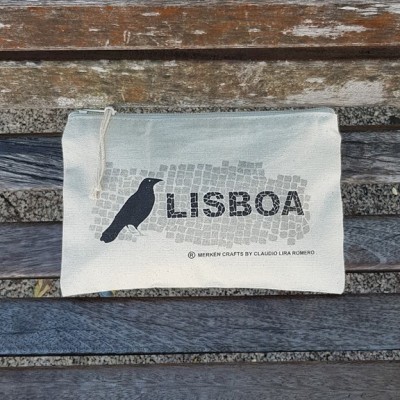 Estojo algodão corvo