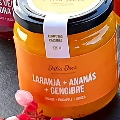 Laranja + ananás + gengibre