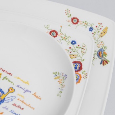 Serviço de mesa de 20 peças lenços