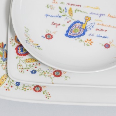 Serviço de mesa de 20 peças lenços