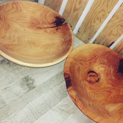 Taças/Fruteiras em Cedro Nórdico