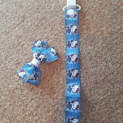 Casaco +colar +Porta chuchas +lacinho conjunto fofinho