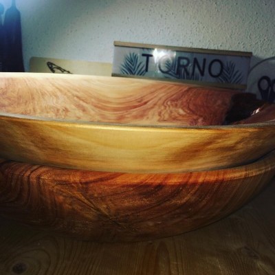 Taças/Fruteiras em Cedro Nórdico