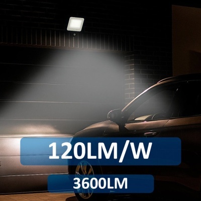 LED Projetor c/Sensor PIR 30W 4000K IP65