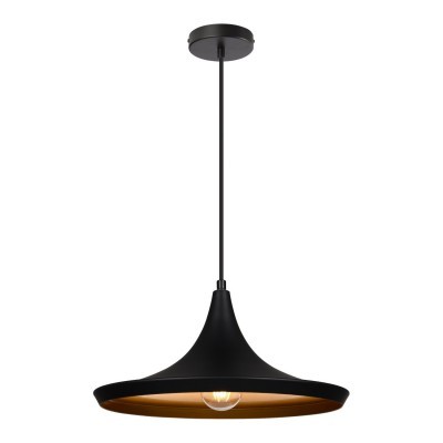 Candeeiro Suspenso E27 Esley Preto