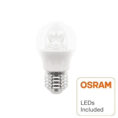 Lâmpada LED Osram branca com base metálica