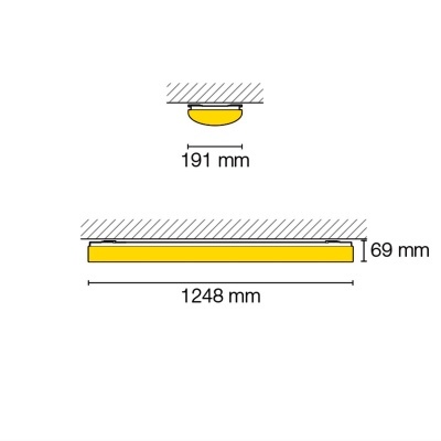 CANTHOR Armadura T8 2xG13 1200mm