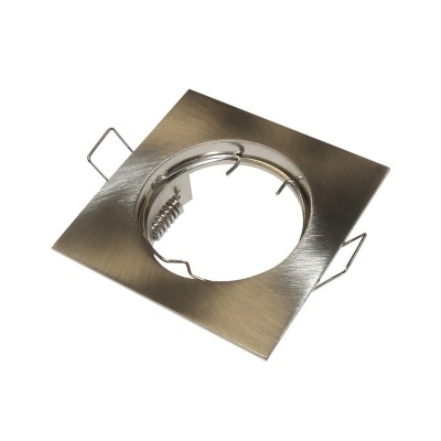 Aro Quadrado Fixo Níquel IP20