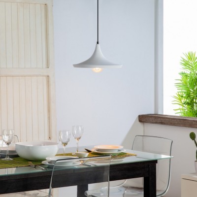 Candeeiro Suspenso E27 Esley Branco