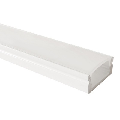 Calha ou canaleta branca de plástico para fios