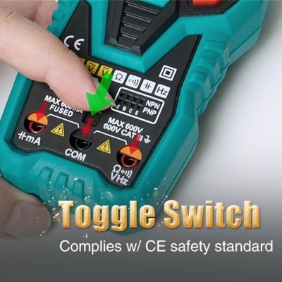 Multímetro Digital 3 5/6 Dígitos True Rms