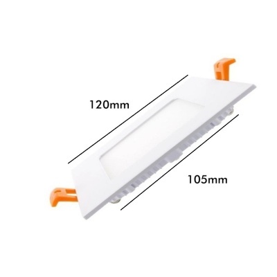 LED Downlight Quadrado 8W Branco OSRAM Chip