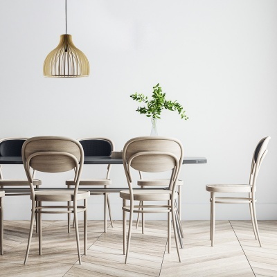 CAOBA Candeeiro E27 Madeira Natural