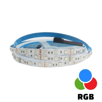 Fita LED 12VDC 14,4W/m IP20 RGB