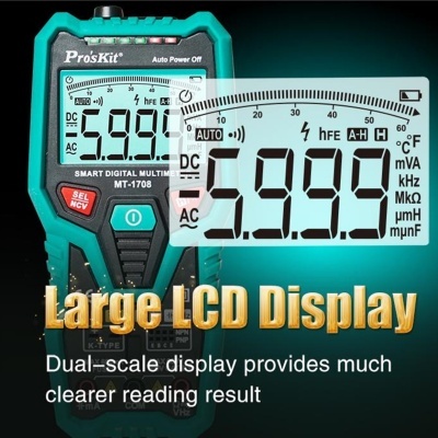 Multímetro Digital 3 5/6 Dígitos True Rms