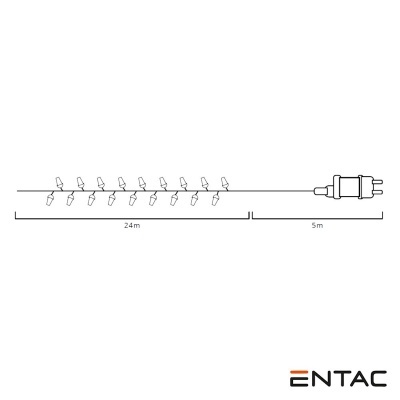 LED Grinalda 240 LEDs Multicolor 230V
