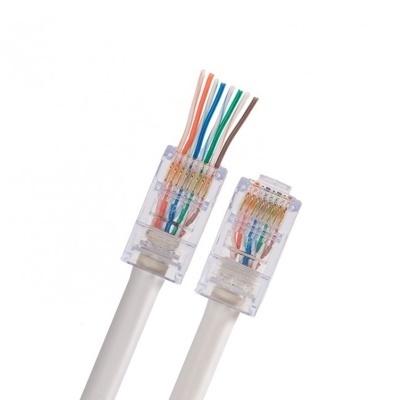 Ficha RJ45 Modular 8P8C Cat.6 passante