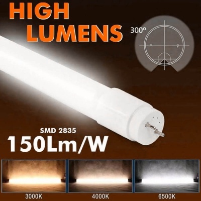 LED Tubo T8 Vidro 900mm 13W