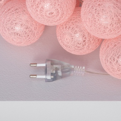 LED Grinalda 20 Bolas Pink Sugar 230V