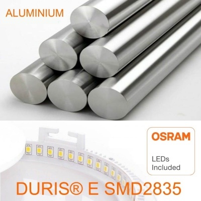LED Downlight Quadrado 8W Branco OSRAM Chip