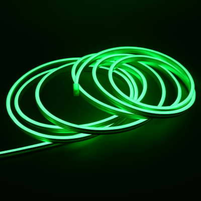LED Néon 24VDC 120Leds Verde IP65 (10 metros)
