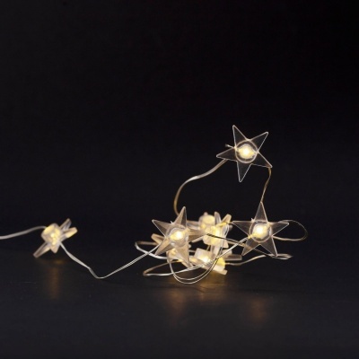 LED Grinalda 10 Estrelas 3000K 1M