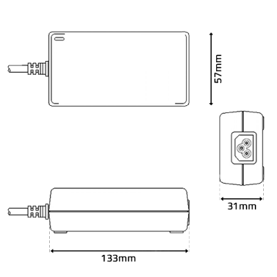 Fonte Alimentação Desktop 24VDC 3A 72W