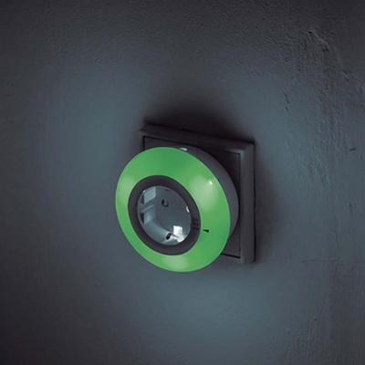 LED Nightlight com Sensor Crepuscular 0.80W 3 Cores